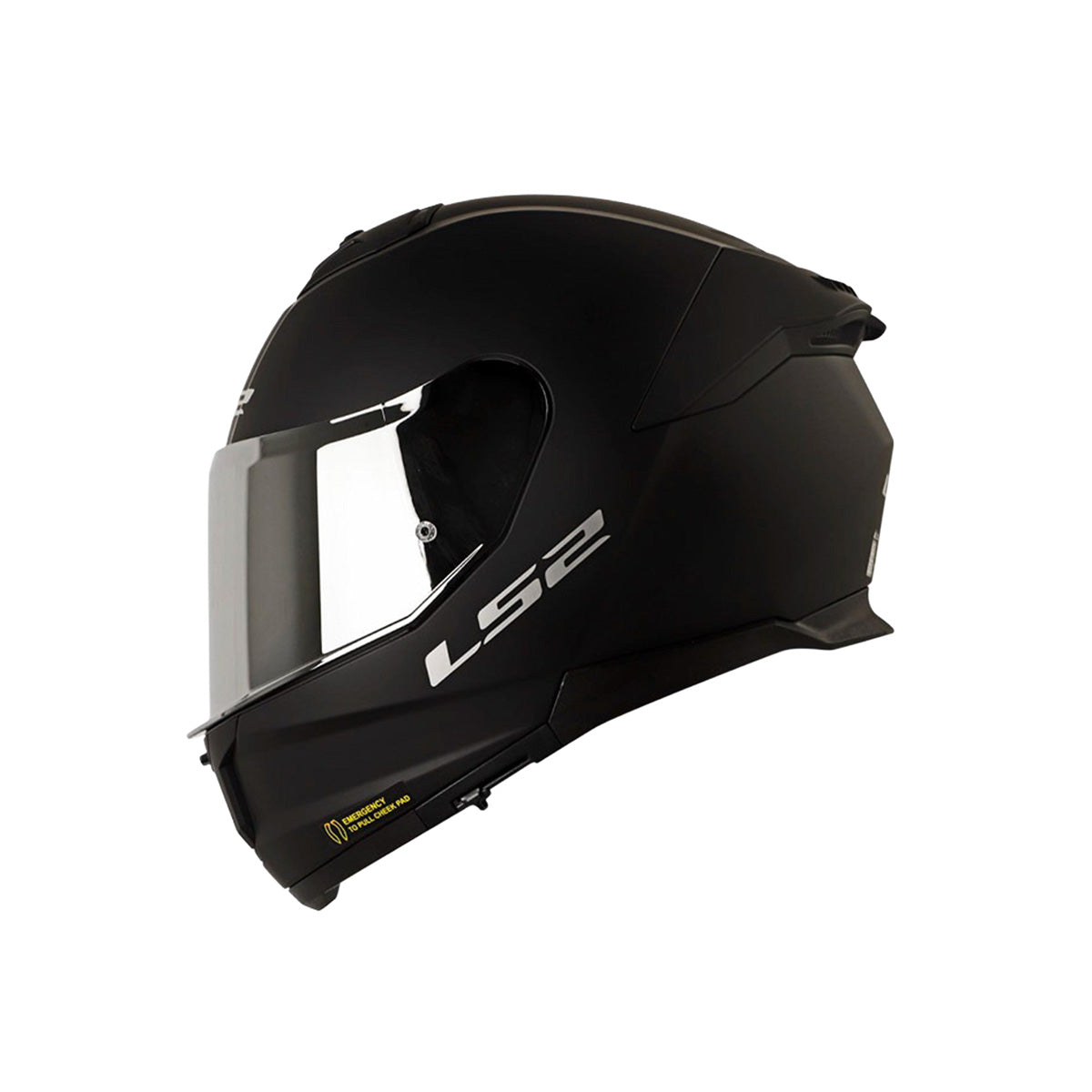 Casco LS2 FF808 Stream II Solid Negro Mate