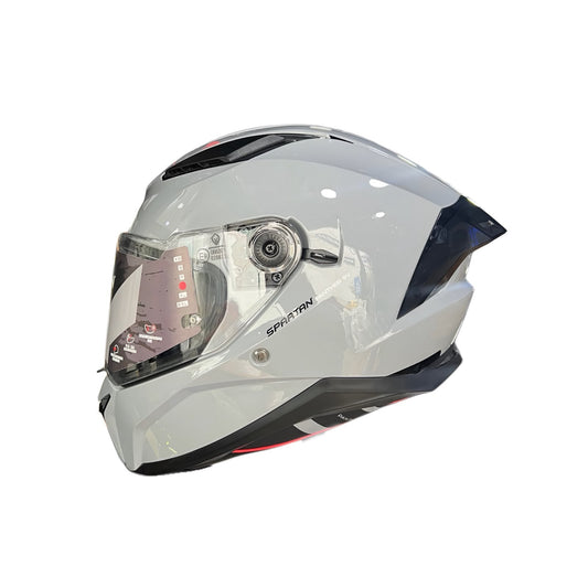 Casco Spartan Phanter Gris Brillante