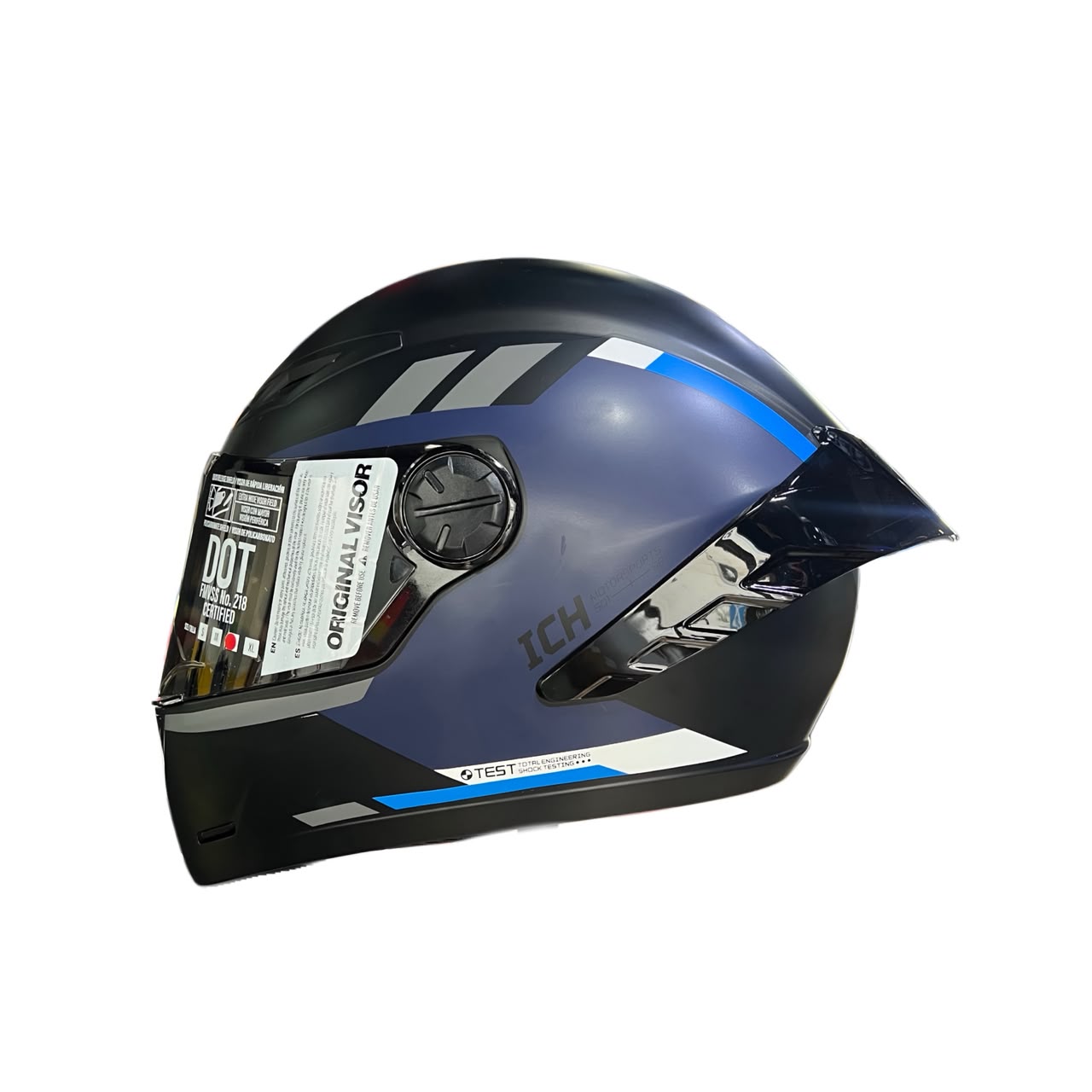 Casco Ich 501 Hci Azul Mate