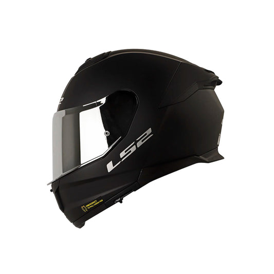 Casco LS2 FF808 Stream II Solid Negro Mate